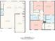 Detailed floor plan showcasing layout of kitchen, living room, bedrooms, and bathrooms at 1023 Valley Ridge Rd, Charlotte, NC 28214