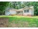 Quaint single-story home boasting a welcoming front porch and lush green lawn at 121 Jefferson Dr, Locust, NC 28097