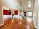 Spacious living area boasting hardwood floors, ample natural light, and an open layout at 140 Hunters Hill Dr, Statesville, NC 28677