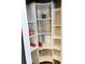 Spacious pantry showcasing custom shelving for maximum storage and organization at 140 Hunters Hill Dr, Statesville, NC 28677