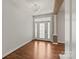 Foyer showing a beautiful front door and hardwood floors at 1819 Brompton Ct, Newton, NC 28658
