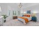 Serene main bedroom with bay windows, soft lighting, and neutral decor at 20312 Deep Cove Ct, Cornelius, NC 28031