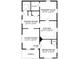 Detailed floor plan showcasing the layout of the home's rooms, including the kitchen, bedrooms, and living spaces at 210 E 5Th Ave, Gastonia, NC 28054