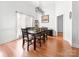 Elegant dining room featuring a modern light fixture, and a large window at 212 Victoria Cir, York, SC 29745