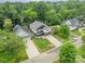 Beautiful aerial view of the property showcasing the landscaping and surrounding neighborhood at 2412 Kingsbury Dr, Charlotte, NC 28205