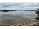 Calm lake view, with rocky shoreline at 270 Yachtsman Dr, Salisbury, NC 28146