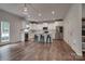 Modern kitchen boasts a center island, stainless appliances, and ample counter space at 360 Sundown Rd, Mooresville, NC 28117