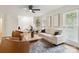 Comfortable living room with hardwood floors, stylish furniture and lots of natural light at 3801 Rea Rd, Charlotte, NC 28226