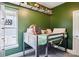 Charming bedroom featuring a sturdy wooden bunk bed with bright, playful decor, perfect for a space at 4121 Cedar Point Ave # 28, Stallings, NC 28104