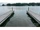 Dock with open slips, perfect for boating and enjoying waterfront views at 4574 Ivy Run Ln, Denver, NC 28037
