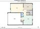 Floorplan showing the layout of the main level including living room, dining, and kitchen at 515 Benford Ln, Stanley, NC 28164