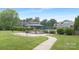 Community picnic area features tables, charcoal grills, and a shaded gazebo at 6101 Heath Ridge Ct, Charlotte, NC 28210