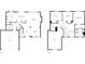 Detailed floor plan showcasing the layout of the first and second floors at 6413 Fillian Ln, Charlotte, NC 28269