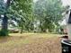 Lush green backyard with mature trees providing ample shade at 901 Echo Glen Rd, Charlotte, NC 28213