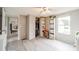 Simple bedroom featuring neutral walls, ample natural light, and functional storage options, creating a cozy space at 110 Crescent Heights Dr, Salisbury, NC 28146