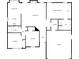 Detailed floor plan showcasing the layout of the home including bedrooms, bathrooms, and living areas at 12307 Poplar Forest Dr, Charlotte, NC 28278