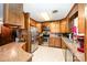 Modern kitchen with stainless steel appliances and ample cabinet space at 1410 Patterson St, China Grove, NC 28023