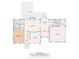 Detailed first-floor floor plan showcasing the layout of living spaces, bedrooms, and garage at 1518 Appaloosa Way, Gastonia, NC 28056