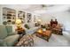 Comfortable living room with built-in bookshelves and ample seating for relaxing and entertaining at 1518 Appaloosa Way, Gastonia, NC 28056