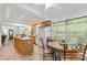 Open kitchen design with stainless steel appliances and an adjacent breakfast nook at 1738 Charlotte Hwy, Lancaster, SC 29720