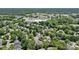 Aerial view of a residential area with lush greenery, showcasing the neighborhood's homes and tree-lined streets at 19746 Valiant Way, Cornelius, NC 28031