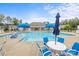 Community pool with patio seating and plenty of space to relax and enjoy the sun at 219 Broadleaf Dr, Denver, NC 28037