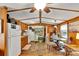 Well-lit kitchen with ample cabinet space, neutral countertops, and cozy decor at 2289 Mccloud St, Denver, NC 28037