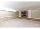 Basement featuring a brick fireplace and mounted television at 2605 Camelot Dr, Rock Hill, SC 29732