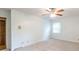 Carpeted bedroom with neutral paint and a ceiling fan at 2605 Camelot Dr, Rock Hill, SC 29732