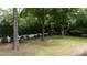 A backyard with large trees and a playset make this a perfect outdoor space for your Gathering at 2972 Kaneland Ct, Rock Hill, SC 29732