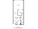 Detailed floor plan showcasing the layout of a one-story home with dimensions of each room at 310 Arlington Ave # 409, Charlotte, NC 28203