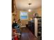 Functional laundry room equipped with a washer, dryer, shelving and storage space at 3500 Blessing St, Charlotte, NC 28208