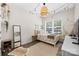 Bright bedroom with decor and hammock chair with natural light from the window at 362 Windell Dr # 67, Fort Mill, SC 29708