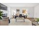 Cozy living space showcasing comfortable seating, a fireplace, and elegant decor at 3726 The Plaza None, Charlotte, NC 28205
