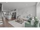 Open-concept living space with a seamless flow between the kitchen and living areas at 3737 S Tryon St, Charlotte, NC 28217