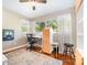 Bright office space with hardwood floors and multiple windows allowing natural light at 4044 Somerdale Ln, Charlotte, NC 28205