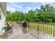 Back deck featuring a grill perfect for outdoor seating and backyard entertainment at 4518 Logging Rd, Lancaster, SC 29720