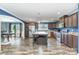 Large kitchen with an island, stainless appliances, and an open design adjacent to dining area at 4518 Logging Rd, Lancaster, SC 29720