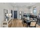 Well-lit open kitchen featuring stainless steel appliances and plenty of cabinet space at 482 New Bern Station Ct, Charlotte, NC 28209
