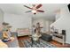 Open-concept living room features hardwood floors, neutral tones, and plenty of space for entertaining at 4837 Autumn Oak Dr, Charlotte, NC 28269