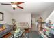 Open-concept living room features hardwood floors, neutral tones, and plenty of space for entertaining at 4837 Autumn Oak Dr, Charlotte, NC 28269