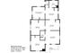 Detailed floor plan showcasing the layout of this home, including the kitchen, bedrooms, and living spaces at 506 N Styers St, Cherryville, NC 28021