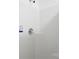 Minimalist shower with chrome hardware, white tile, and easy-to-use temperature controls at 506 N Styers St, Cherryville, NC 28021