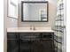 Bathroom with vanity and large mirror, offering a refreshing and functional space at 8208 Cedar Glen Dr, Charlotte, NC 28212
