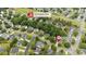 Neighborhood aerial view shows the location of 10306 Madison Park with a community pool nearby at 10306 Madison Park Dr, Charlotte, NC 28269