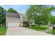 Charming two-story home with well-maintained landscaping, a covered porch, and a two car garage at 10306 Madison Park Dr, Charlotte, NC 28269