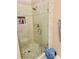 Modern shower features a glass enclosure and tile surround at 104 Laura Ct, Cherryville, NC 28021