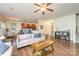 Inviting living room with hardwood floors and open concept at 10732 Trolley Run Dr, Cornelius, NC 28031