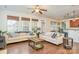 Bright and spacious living room with hardwood floors and open floor plan at 10732 Trolley Run Dr, Cornelius, NC 28031