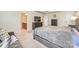 Comfortable main bedroom showcasing an ensuite bath and ample closet space at 10732 Trolley Run Dr, Cornelius, NC 28031
